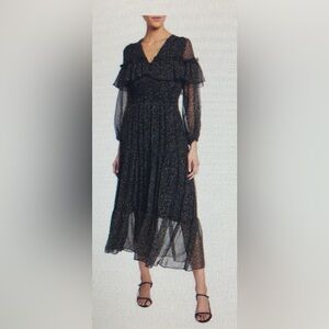 Bardot maxi dress. Worn once!🖤